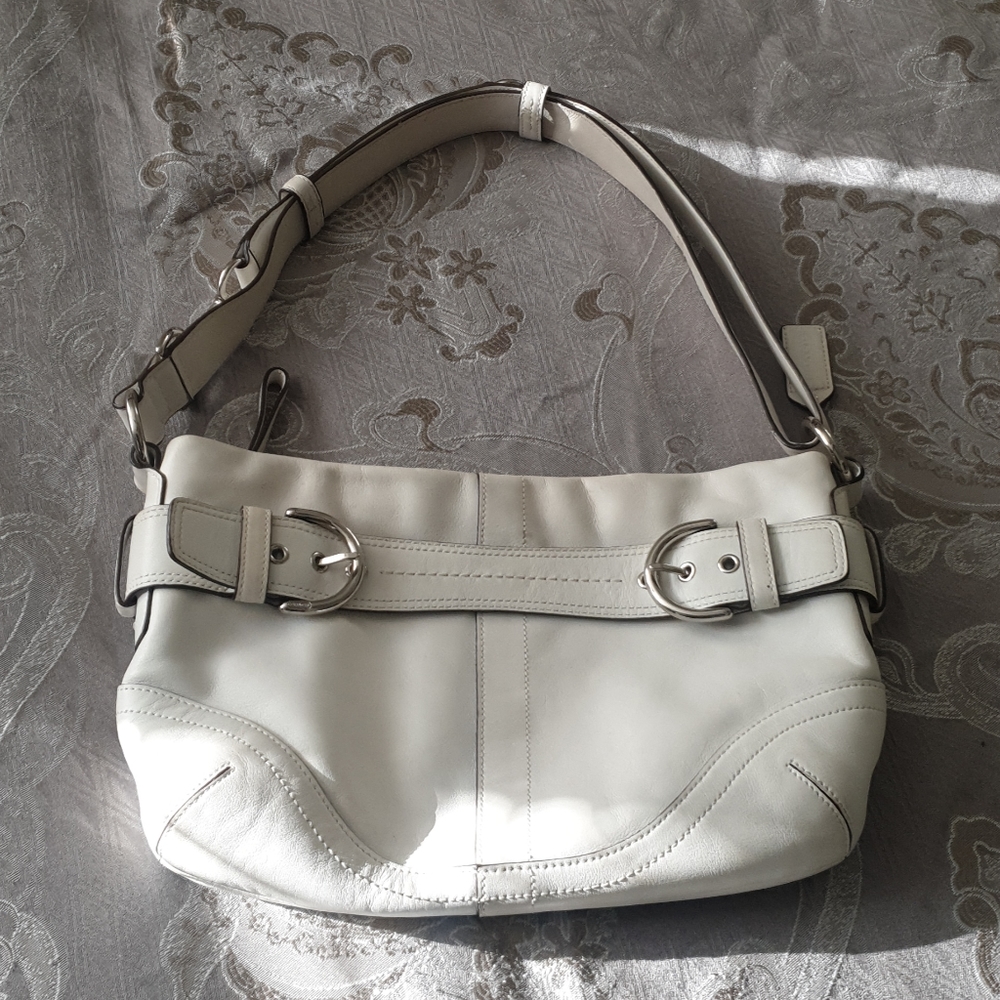 Coach ivory purse